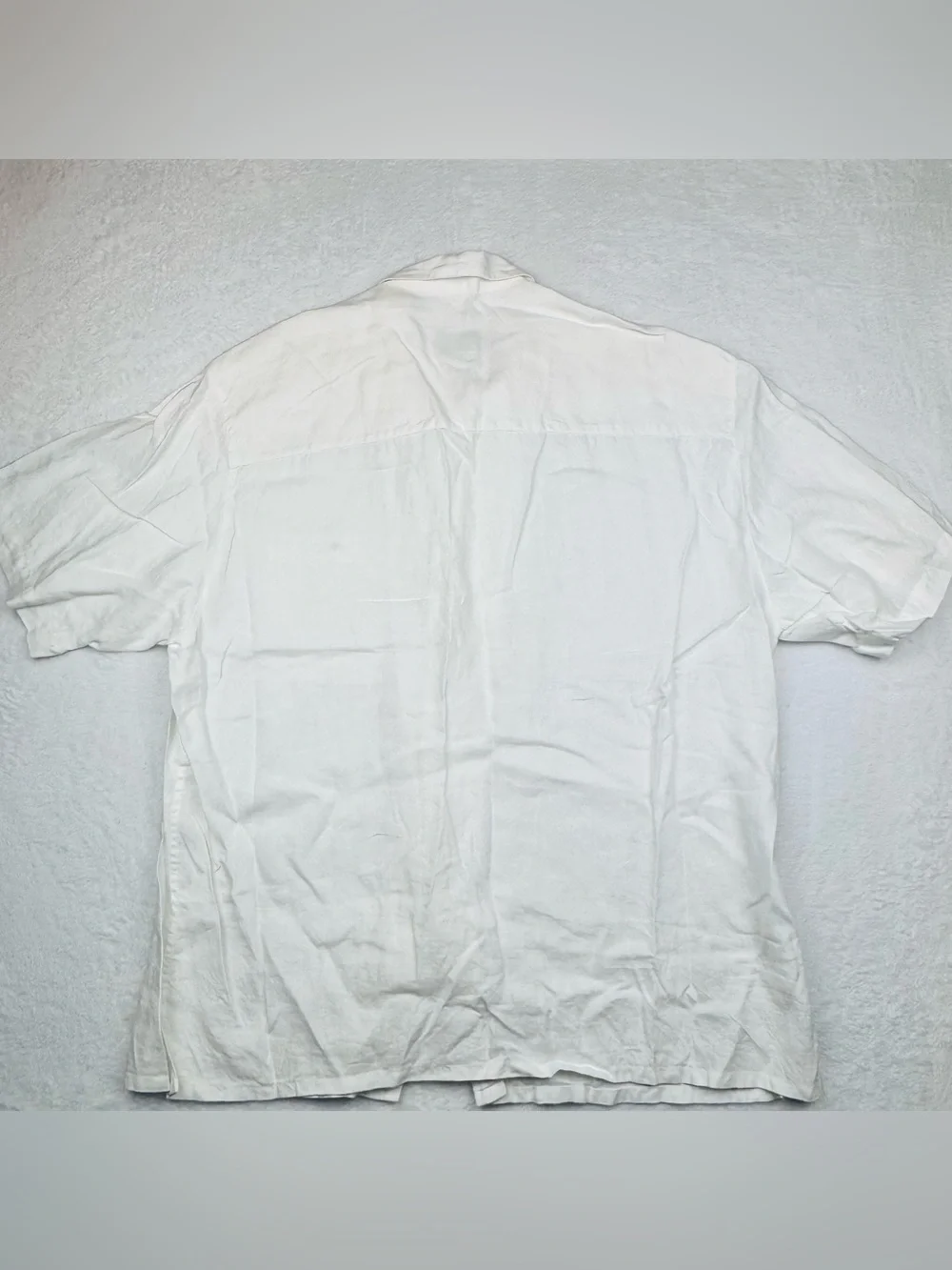 Paradise Coves 100% Linen Short Sleeve Button Up Shirt. Size XL.